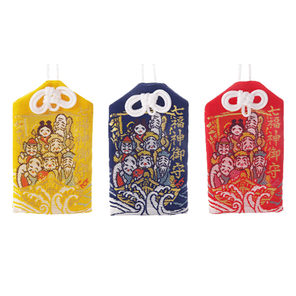 Seven Lucky Gods Omamori Charm - Hikawa Shrine