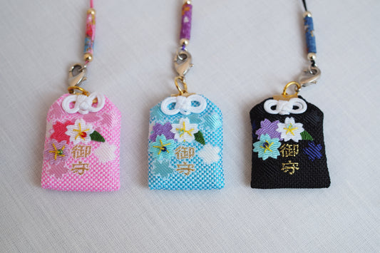 Cherry Blossom Omamori Charm - Yasukuni Shrine